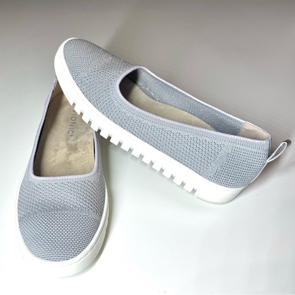 Vionic Womens Uptown Skimmer Shimmer Gray Knit Slip-on Comfort Shoes Size 7.5 - Picture 6 of 10
